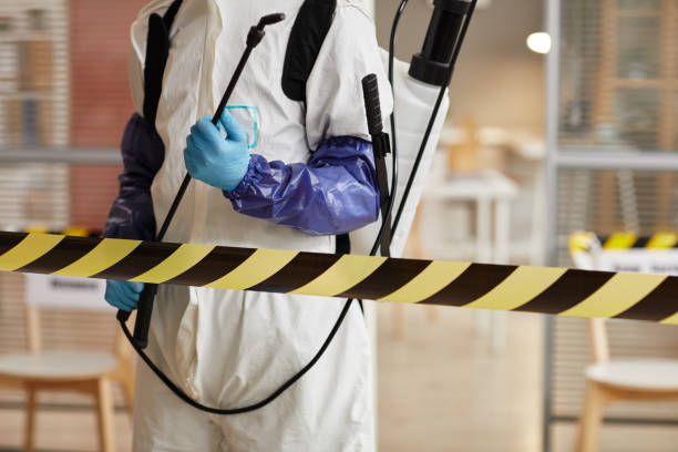 Professional Blood Cleanup technician working in Carleton, MI